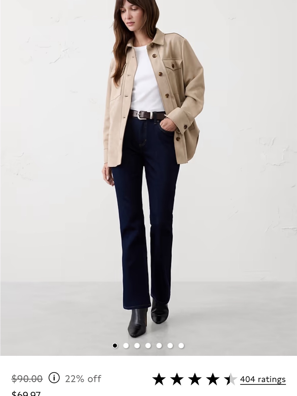 Banana Republic Factory KICK FLARE MID-RISE JEAN